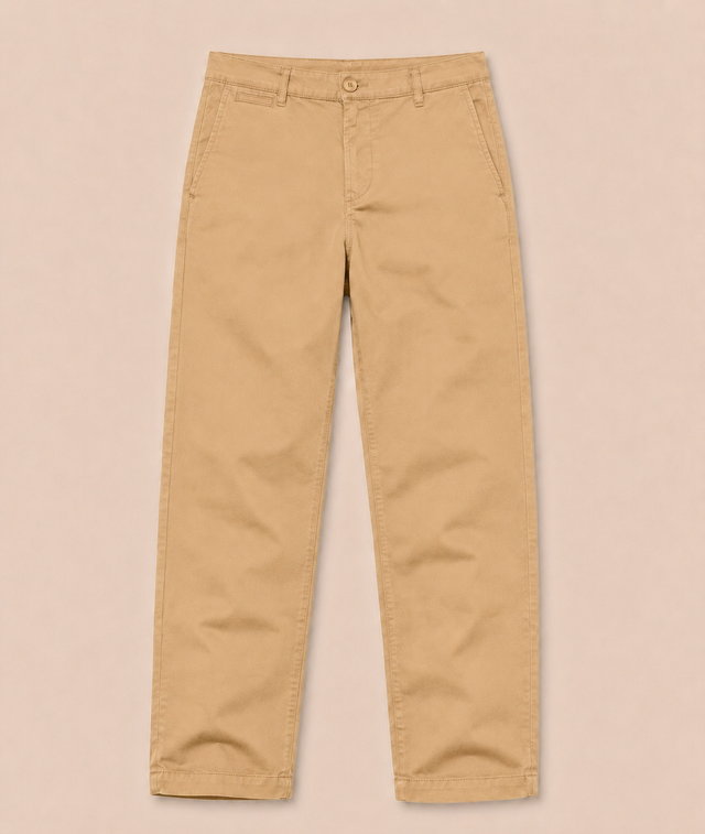 PANTALON BASIC CHINO - BEIGE