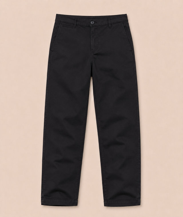 PANTALON BASIC CHINO - BLACK