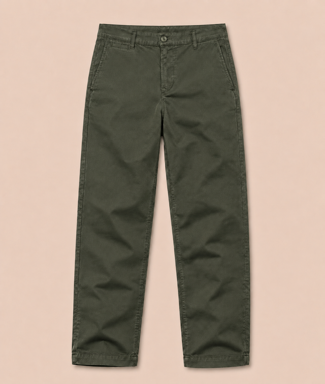 PANTALON BASIC CHINO - MILITARY