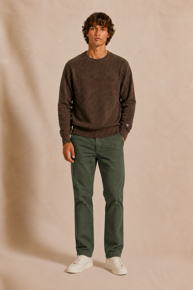 PANTALON BASIC CHINO - MILITARY