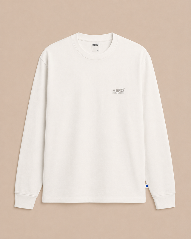 T-SHIRT BASIC ML - OFF WHITE