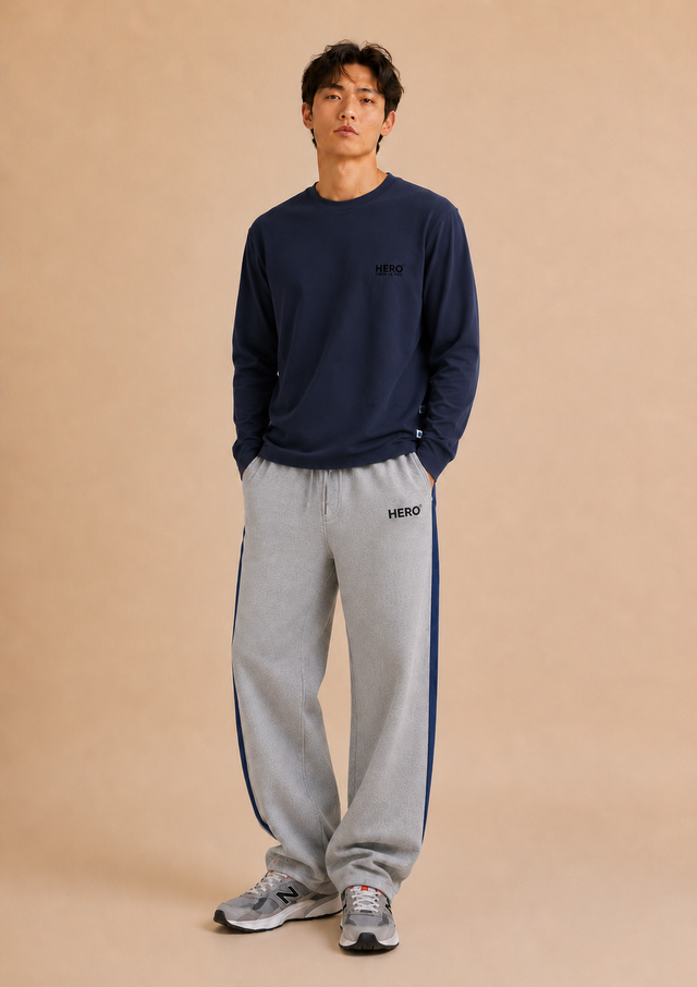 T-SHIRT BASIC ML - NAVY