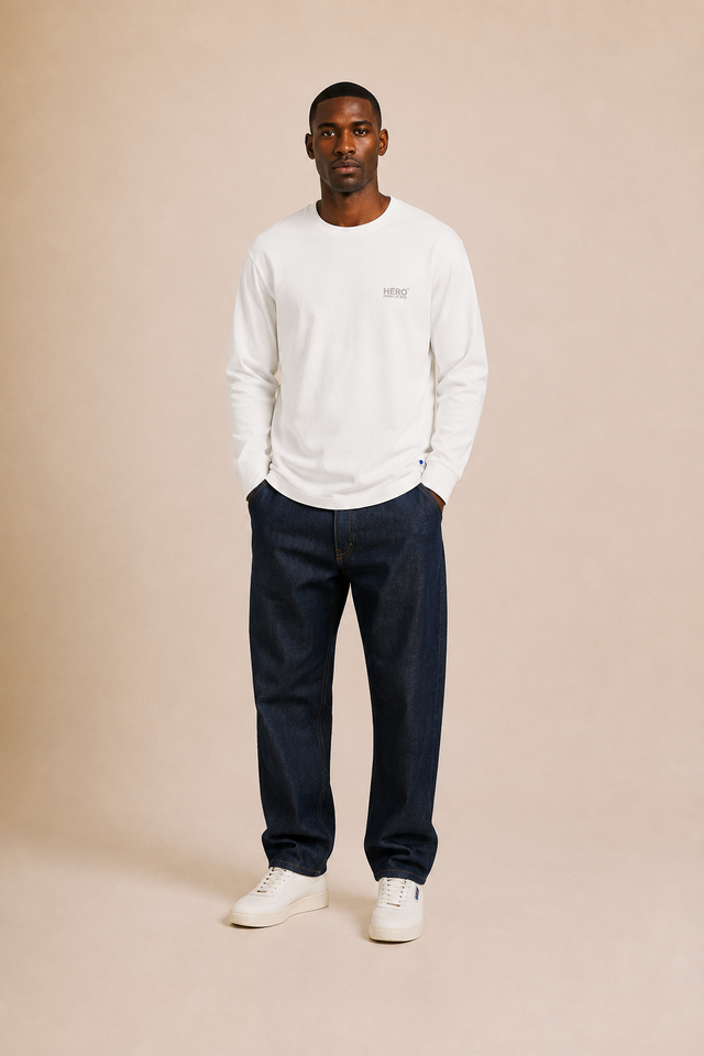 T-SHIRT BASIC ML - OFF WHITE