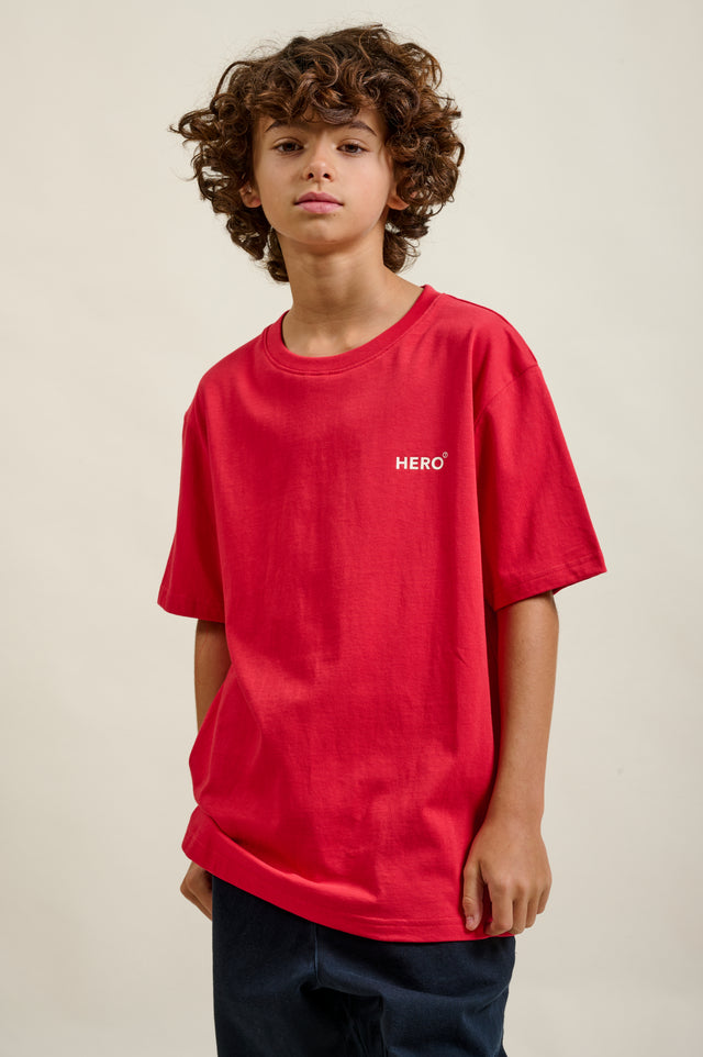 T-SHIRT BEST TEE KID - BERRY ROSE