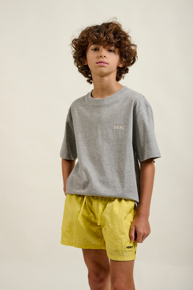 T-SHIRT BEST TEE KID - GREY MELANGE