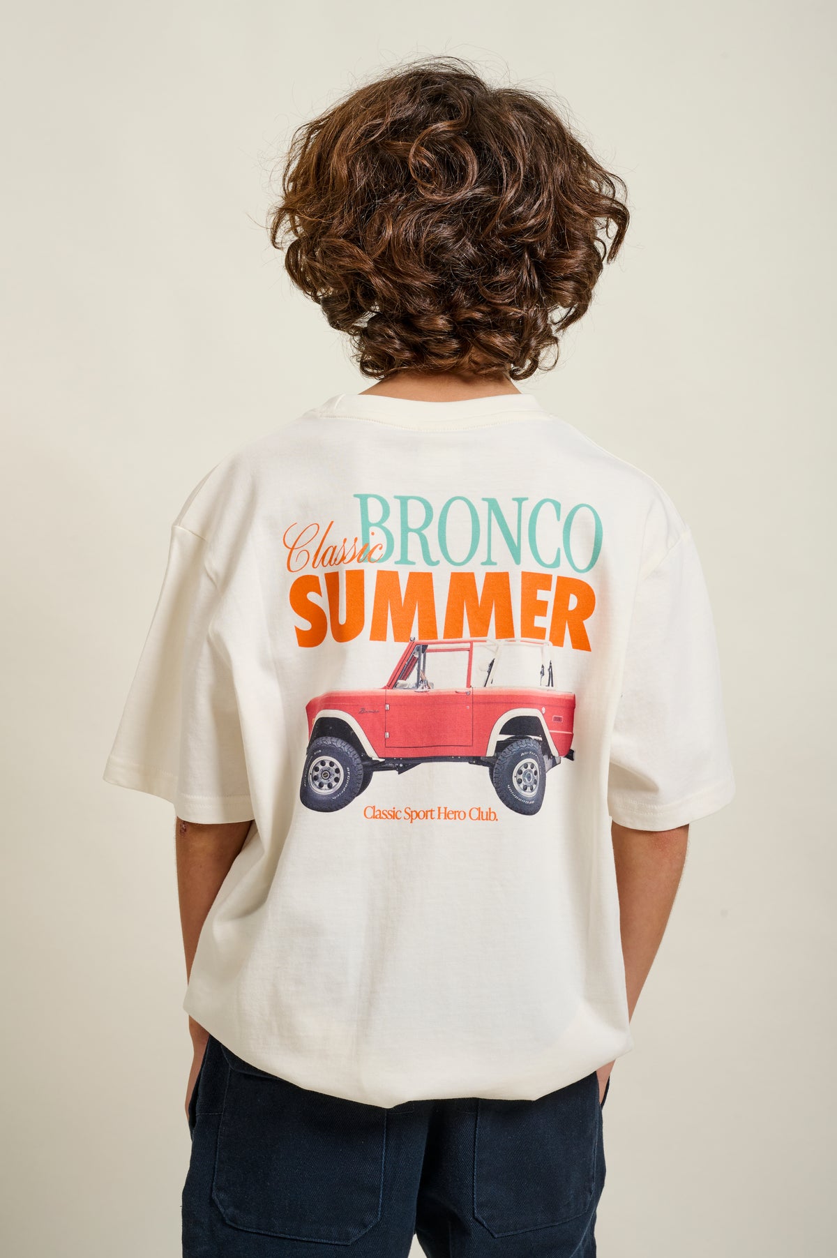 T-SHIRT BRONCO KID - OFF WHITE