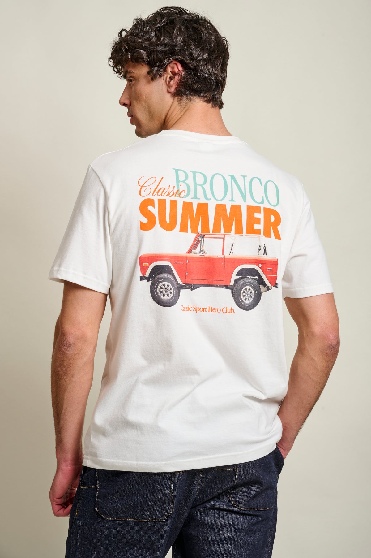 T-SHIRT BRONCO - OFF WHITE