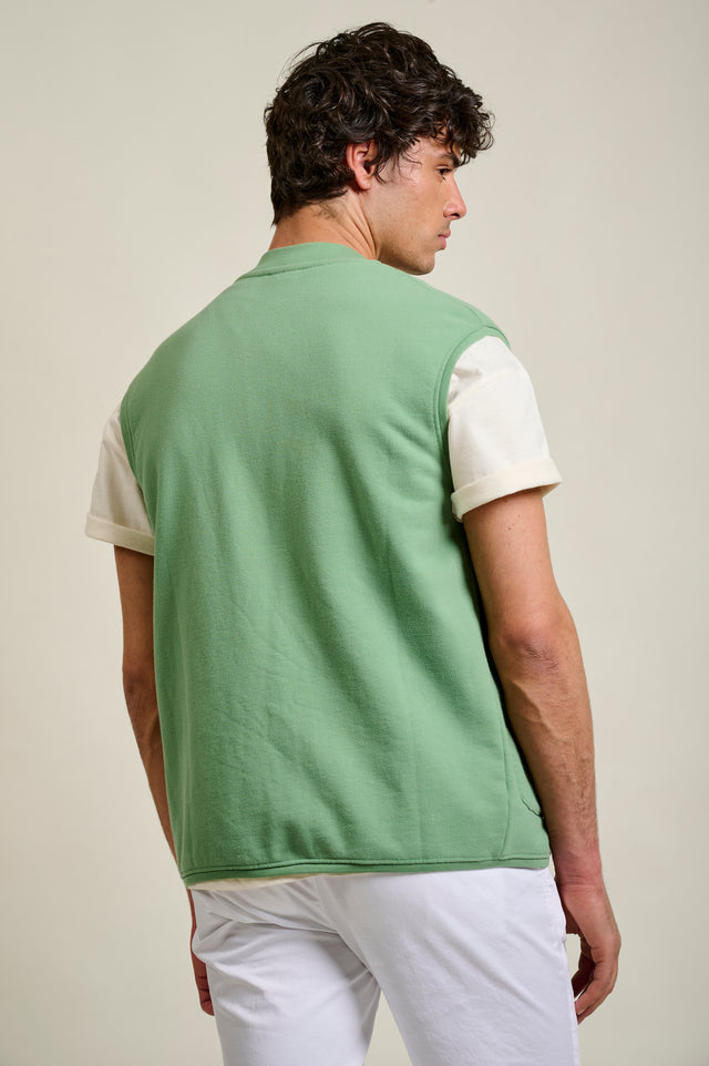 GILET CHARLES - SAGE GREEN
