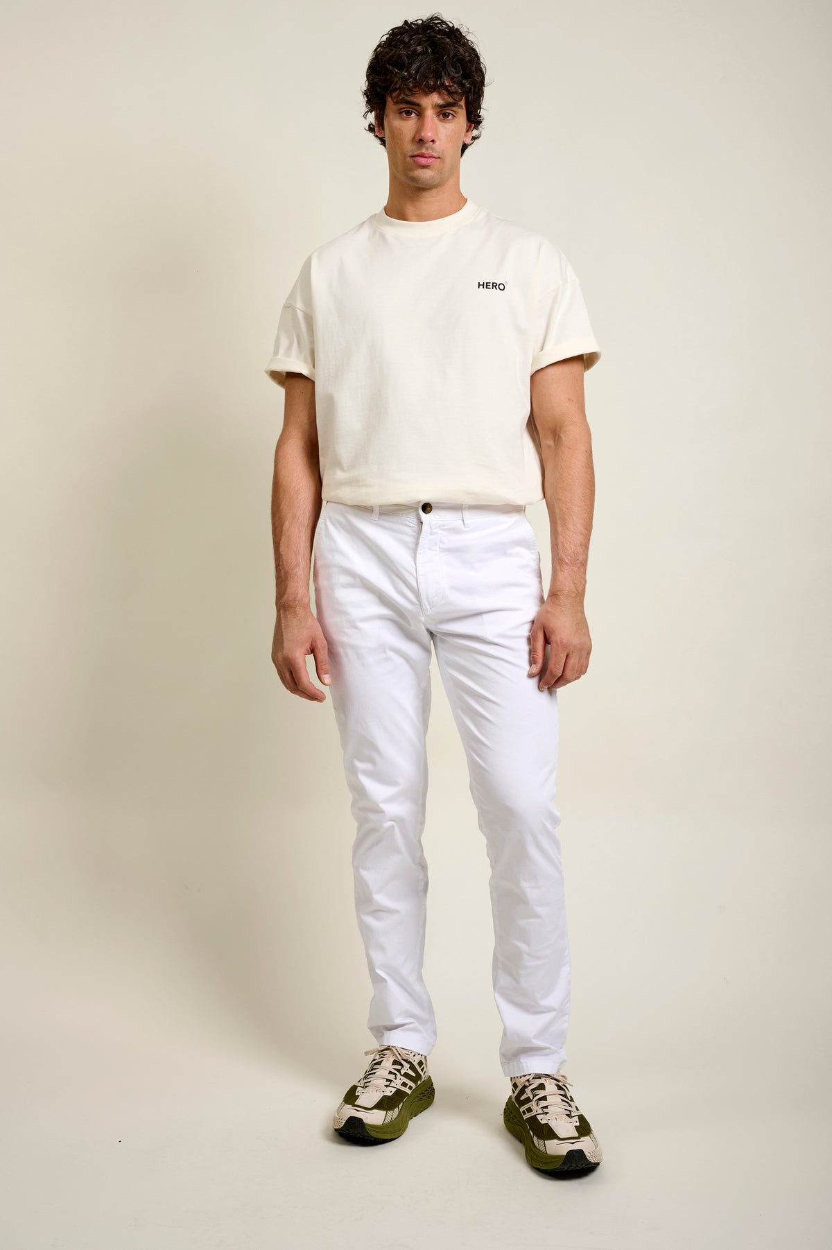 PANTALON CHINO BASIC - WHITE