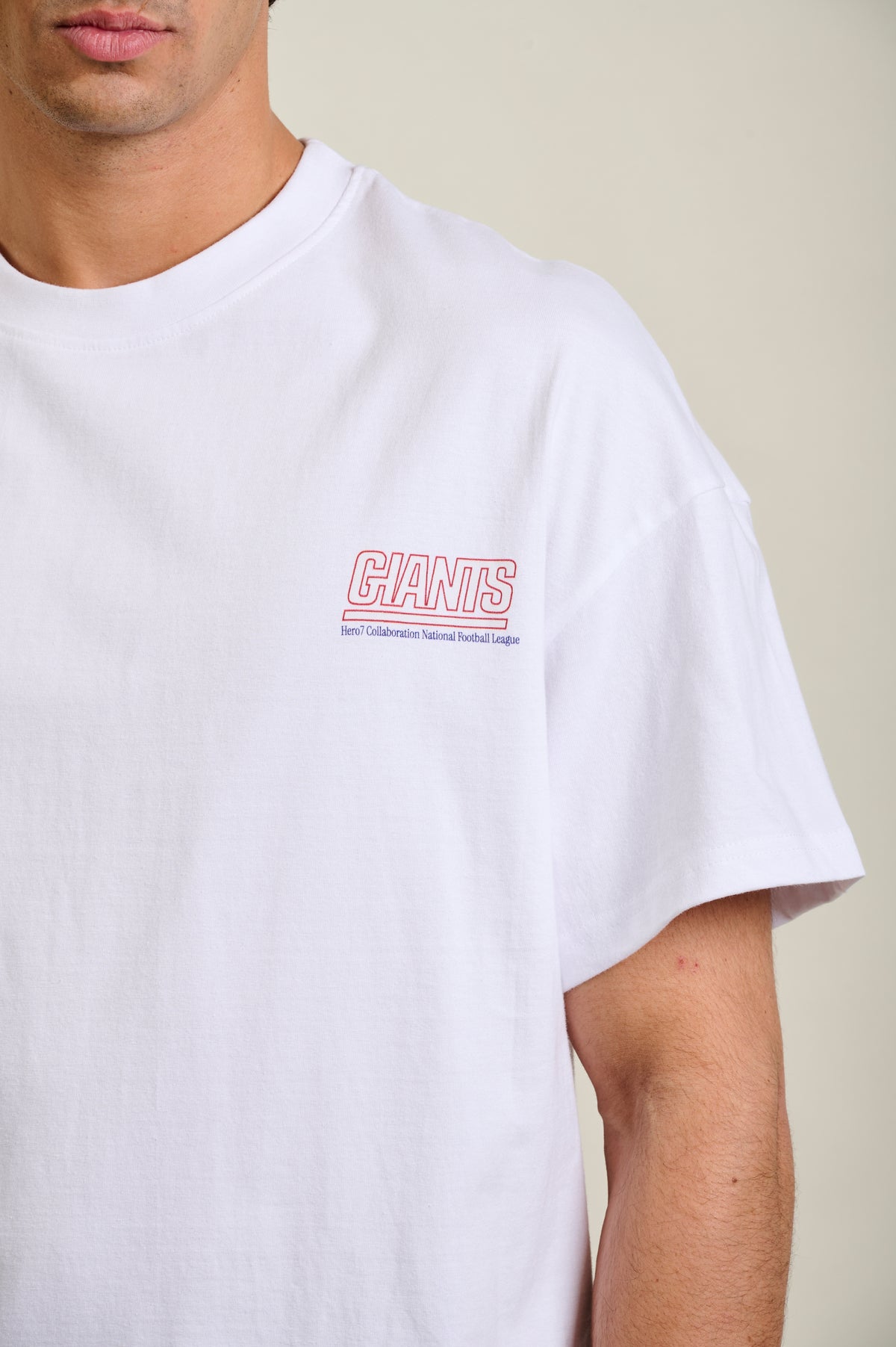 T-SHIRT GIANTS HELMET TEE - WHITE