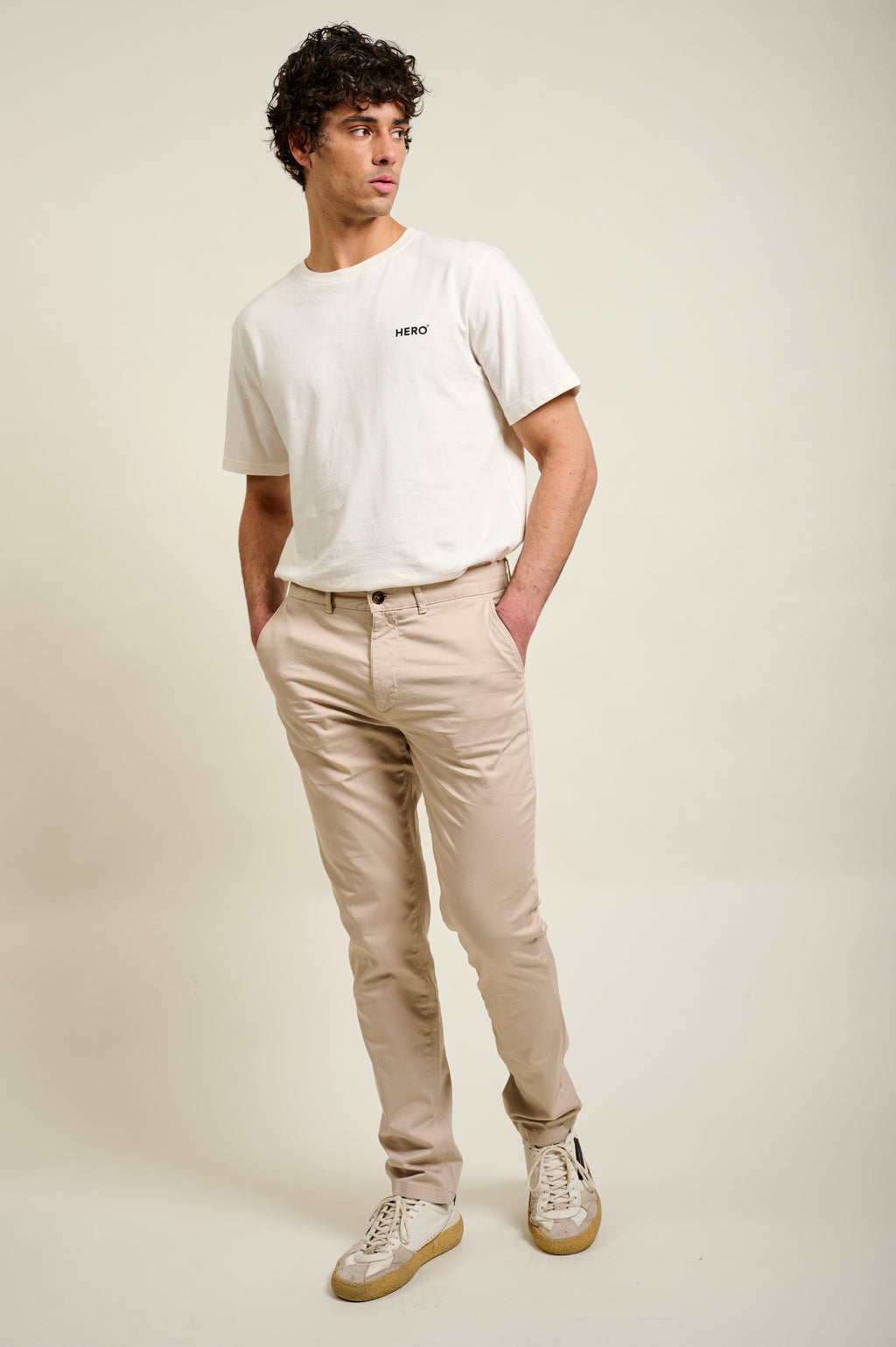 PANTALON CHINO BASIC - SAND
