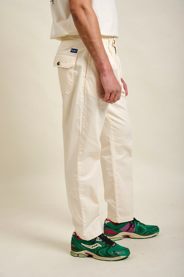 PANTALON CHINO MODERN - OFF WHITE