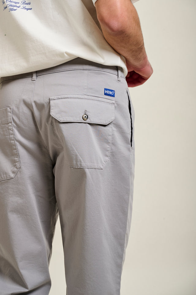 PANTALON CHINO MODERN - ACIER