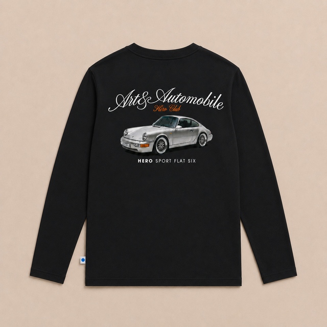 T-SHIRT CLUB 911 ML - BLACK