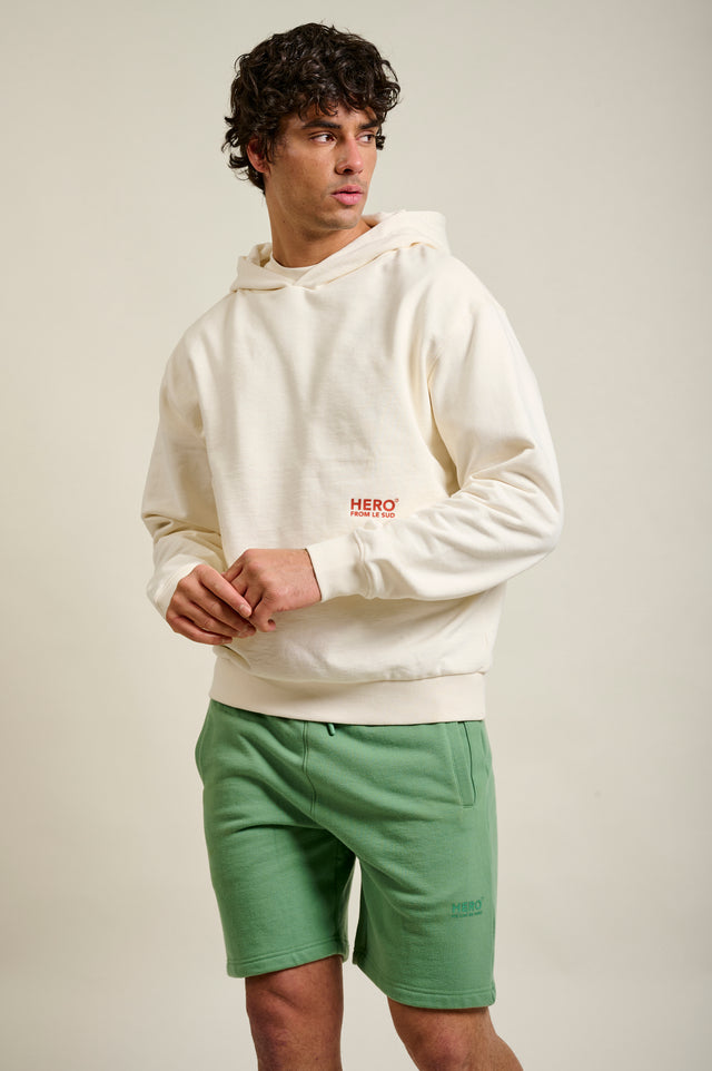 SWEAT À CAPUCHE CONSTANTIN - OFF WHITE