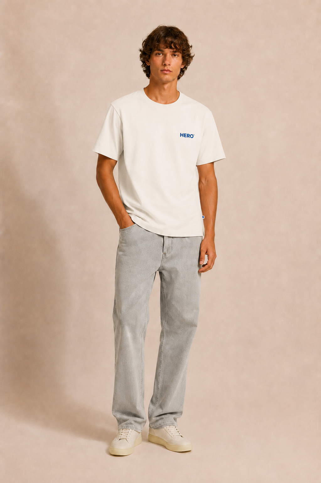 T-SHIRT CORNICHE TEE - OFF WHITE