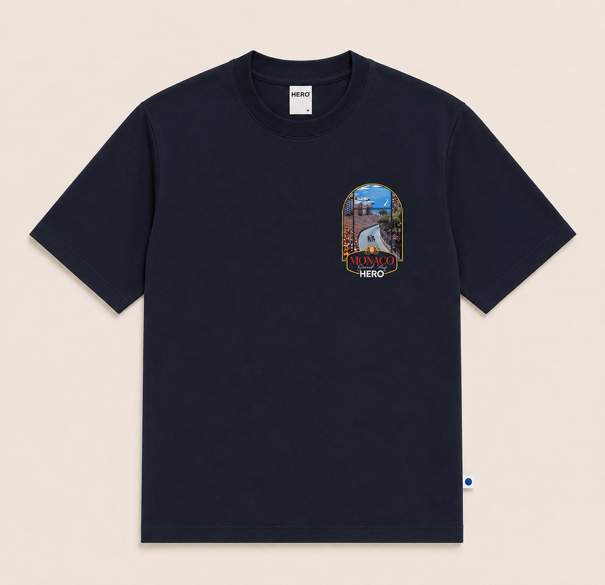 T-SHIRT CROWD TEE - NAVY