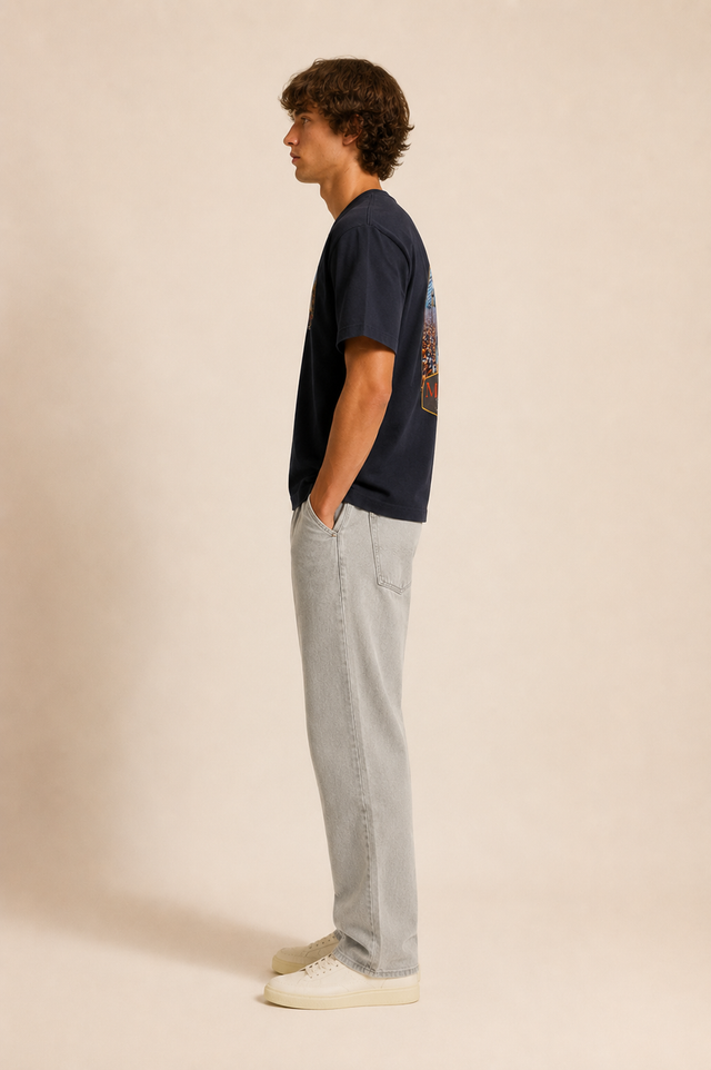 T-SHIRT CROWD TEE - NAVY