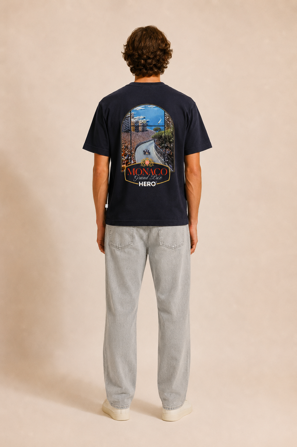 T-SHIRT CROWD TEE - NAVY