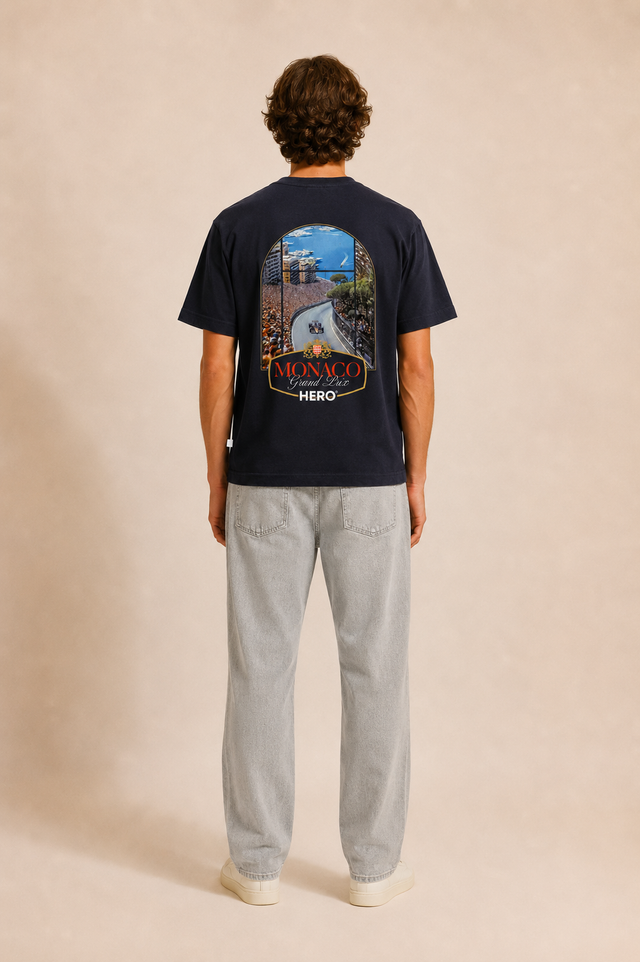T-SHIRT CROWD TEE - NAVY