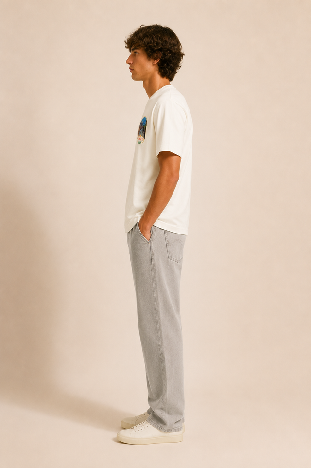 T-SHIRT CROWD TEE - OFF WHITE