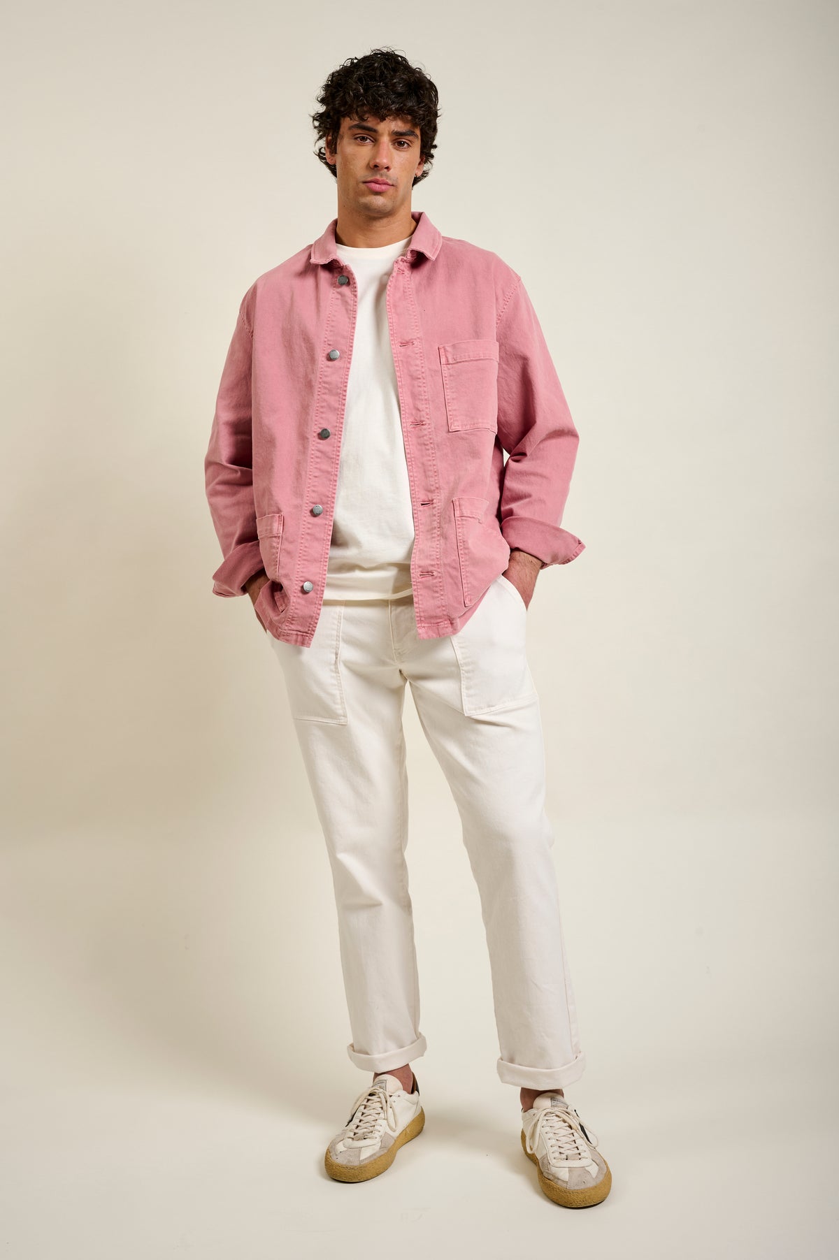 VESTE CURT JKT - ROSE