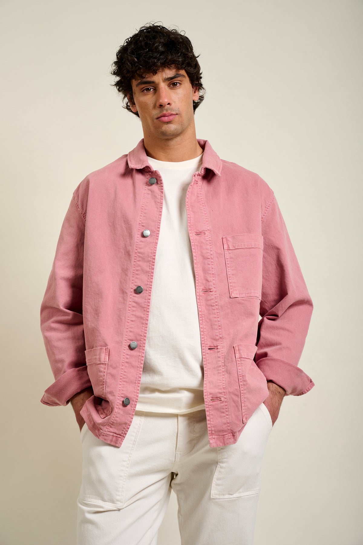 VESTE CURT JKT - ROSE