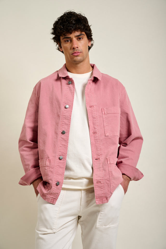 VESTE CURT JKT - ROSE