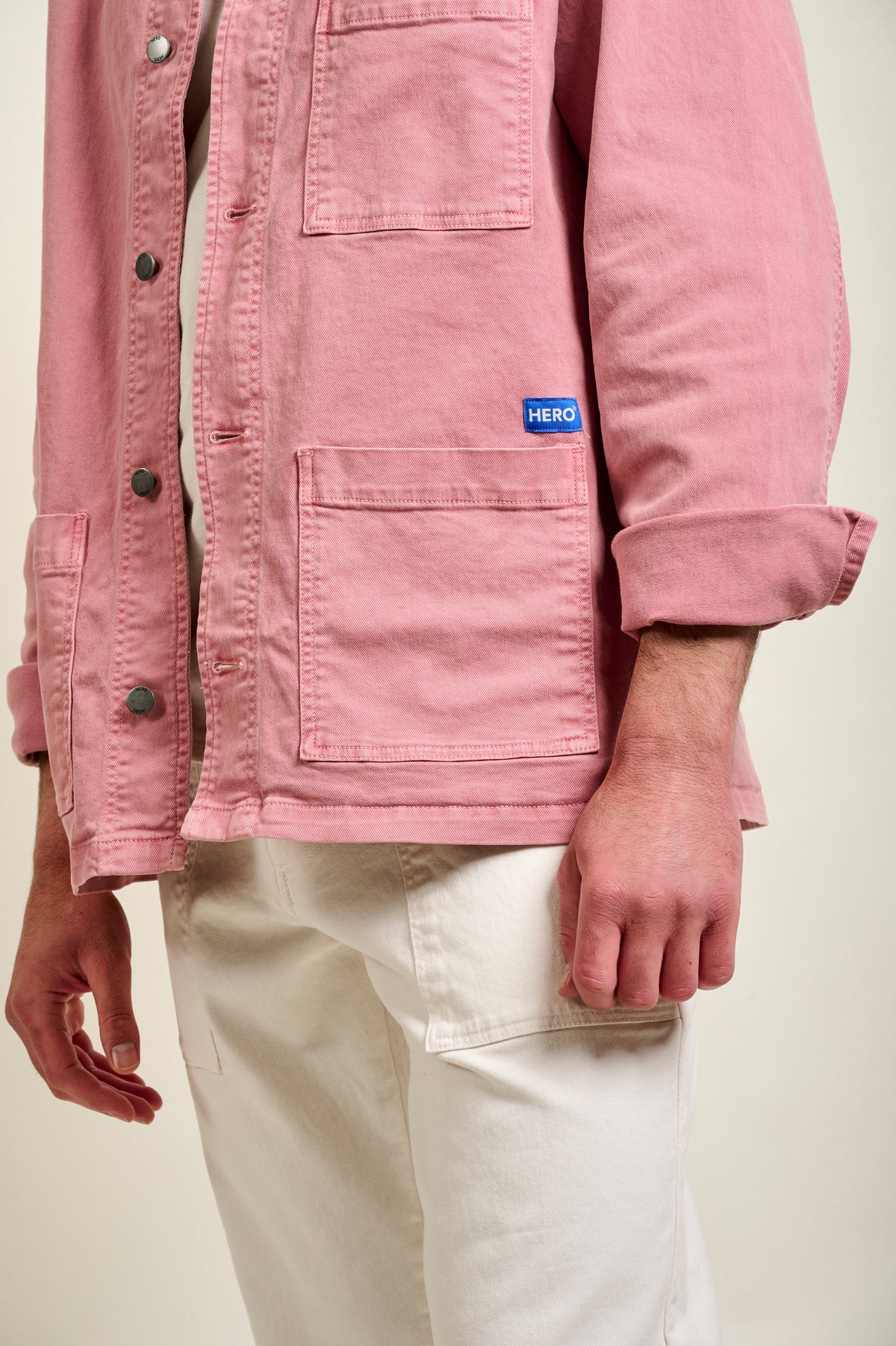 VESTE CURT JKT - ROSE
