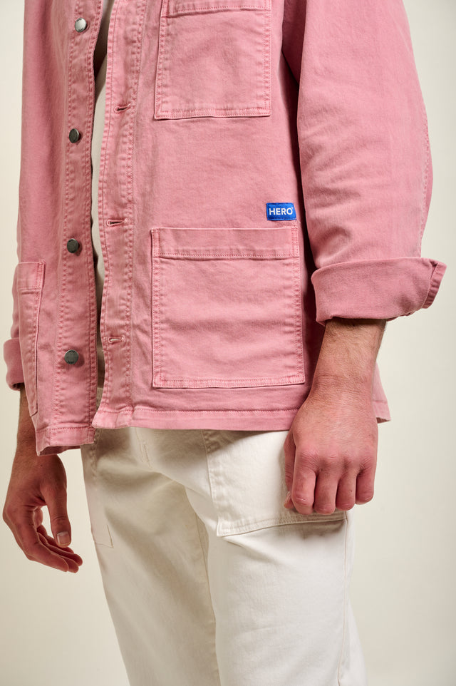 VESTE CURT JKT - ROSE
