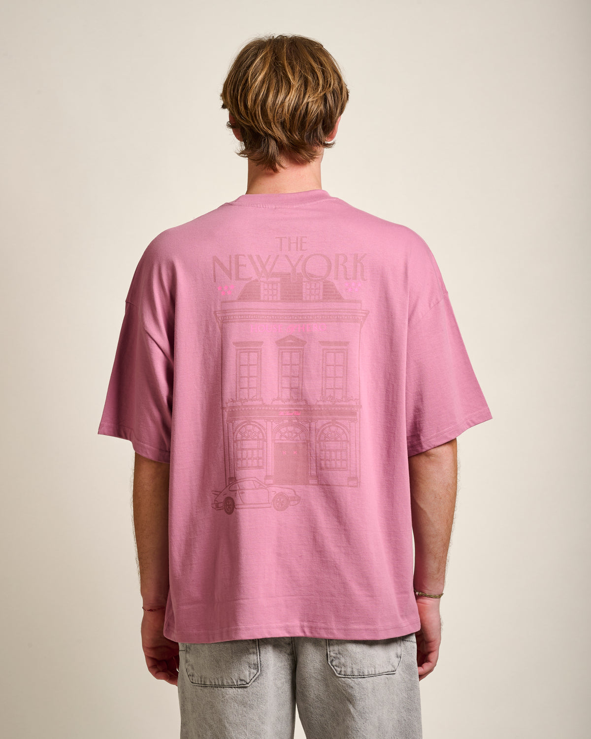 T-SHIRT MANSION TEE - ROSE