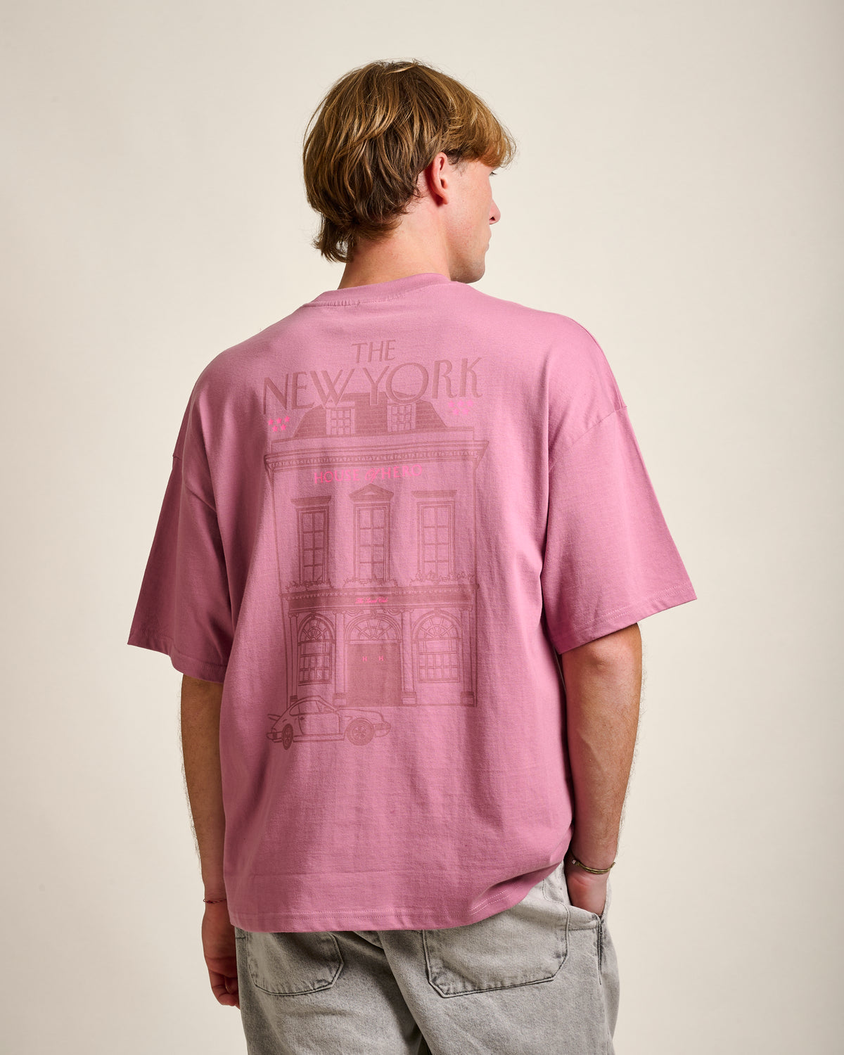 T-SHIRT MANSION TEE - ROSE