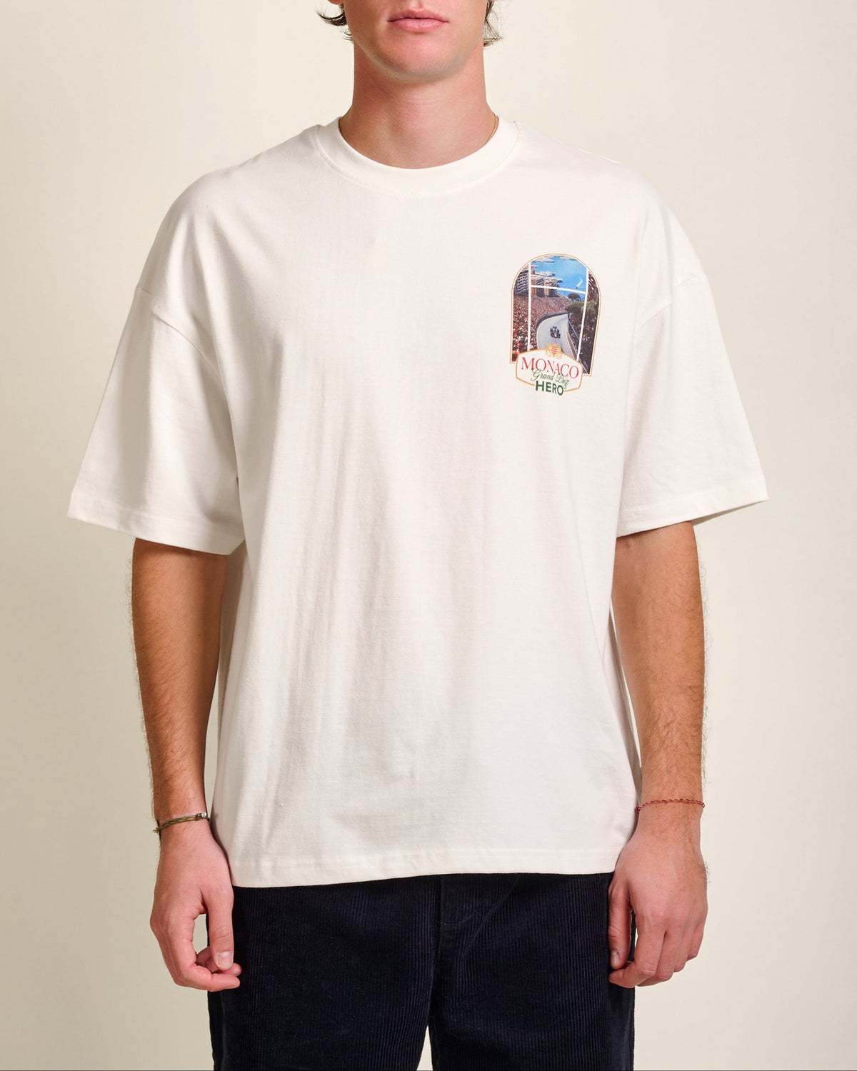 T-SHIRT CROWD TEE - OFF WHITE