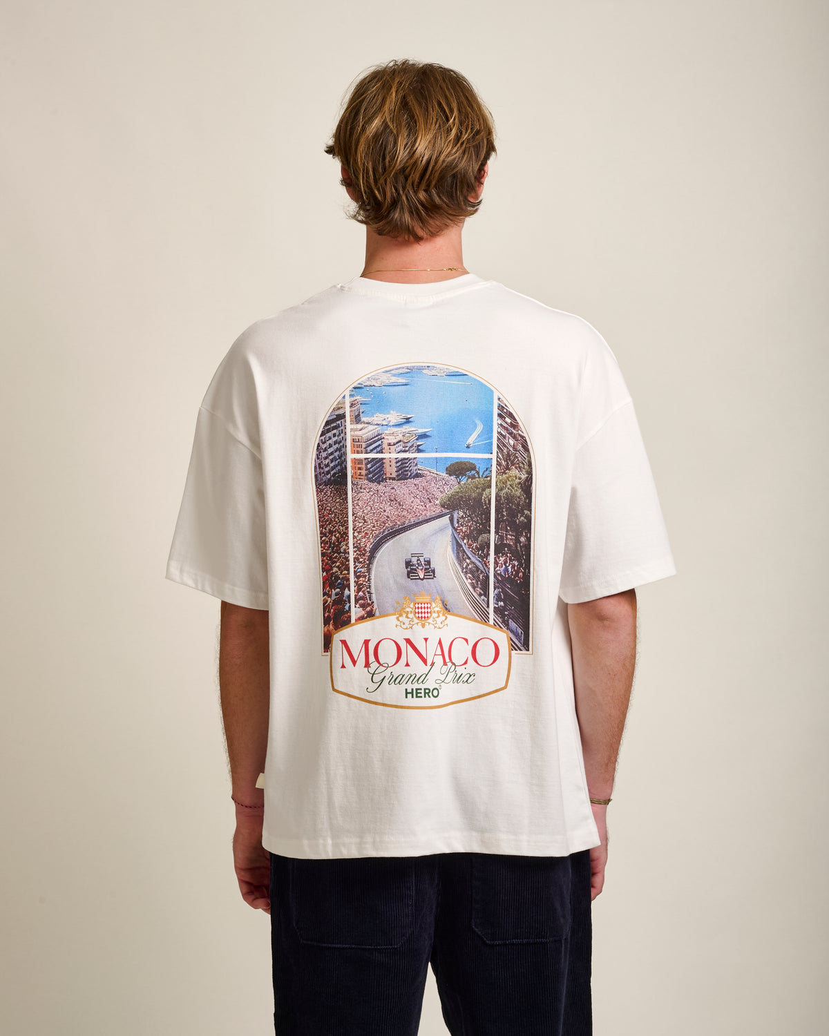 T-SHIRT CROWD TEE - OFF WHITE