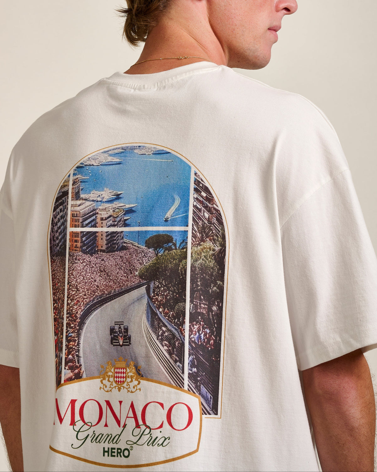 T-SHIRT CROWD TEE - OFF WHITE