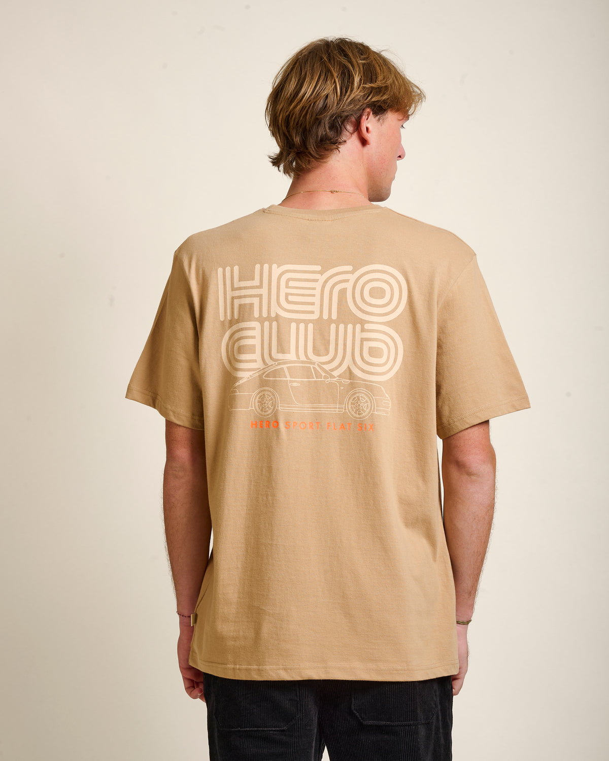 T-SHIRT FLAT SIX - BEIGE