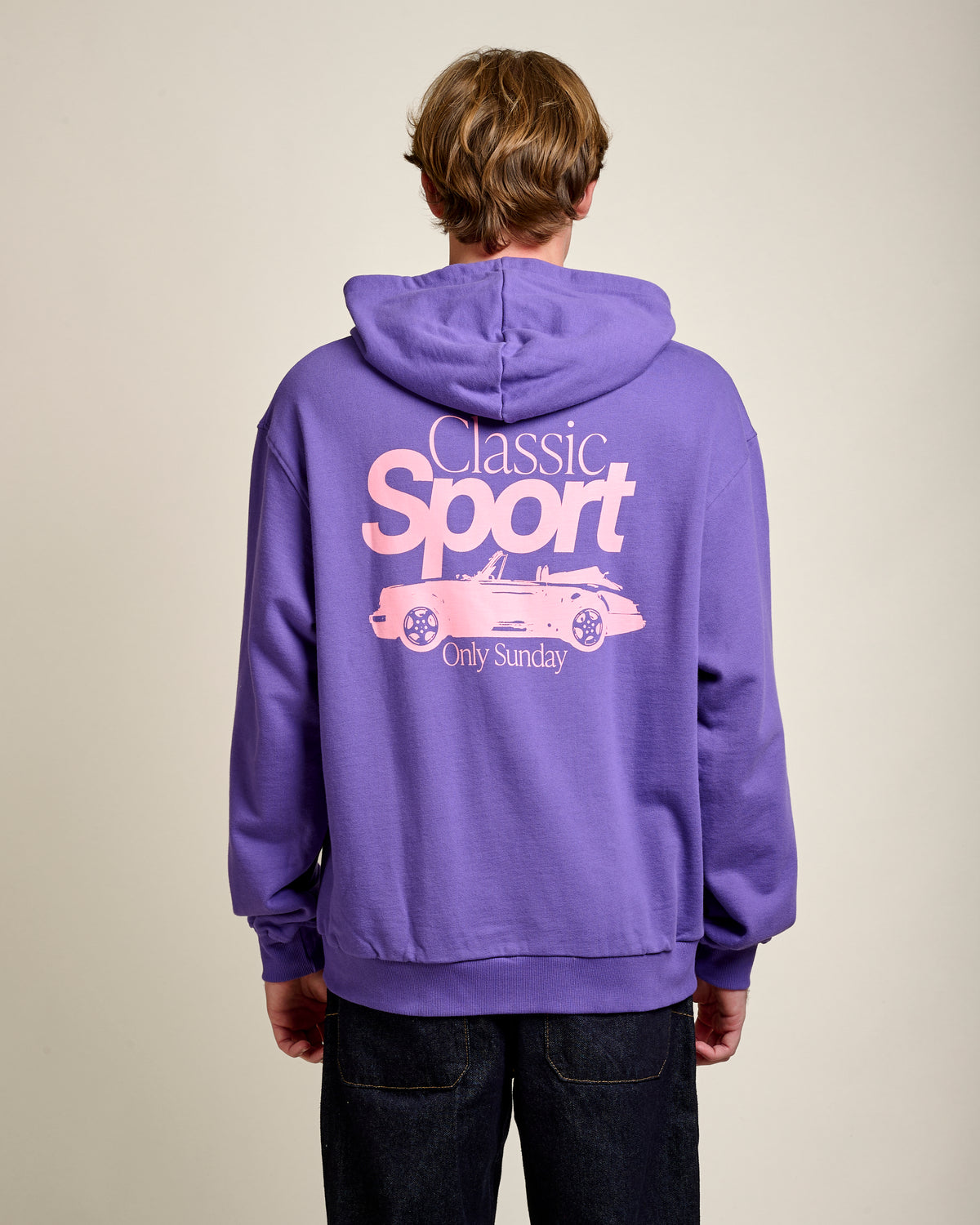SWEAT CLASSIC SPORT - MAUVE