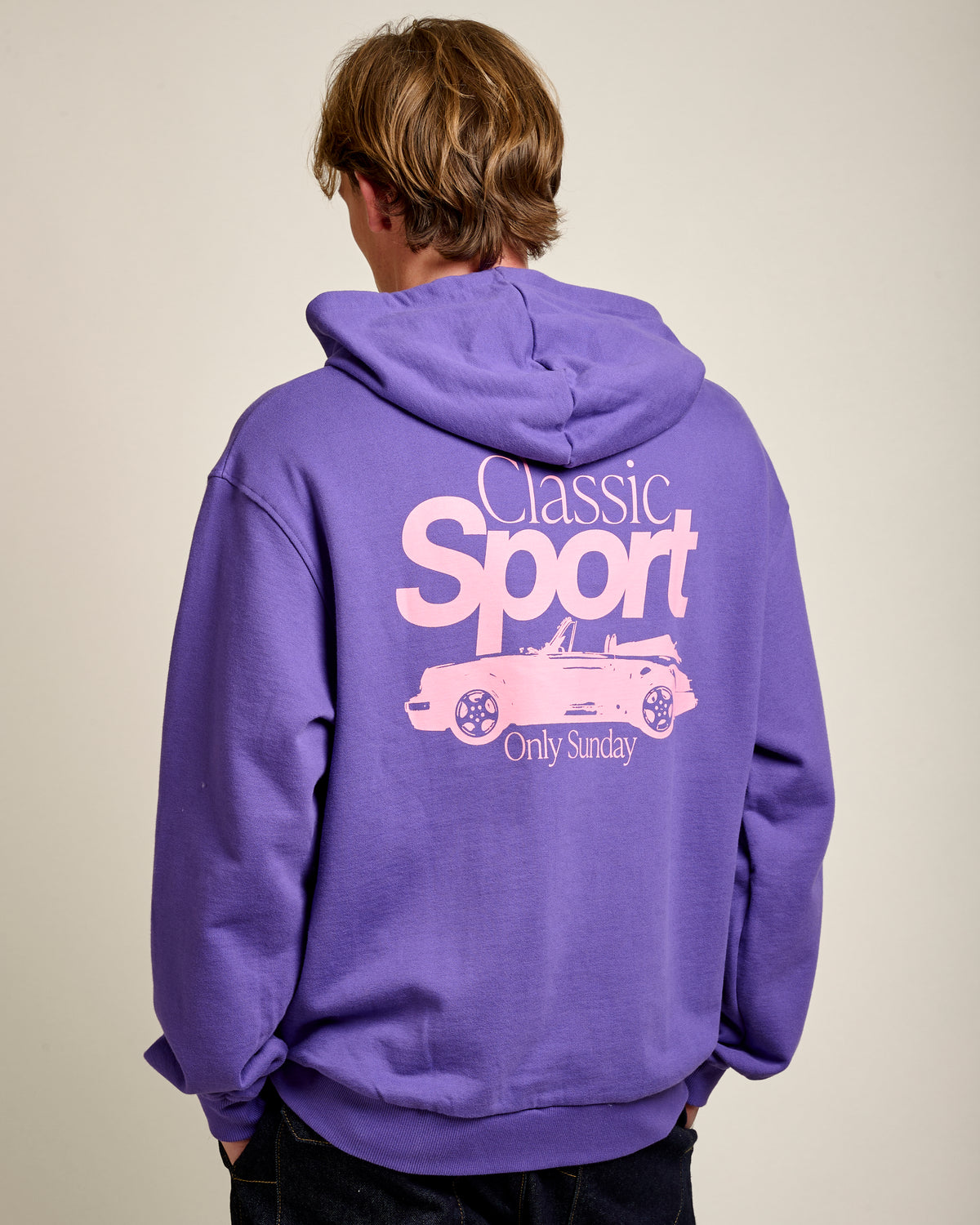 SWEAT CLASSIC SPORT - MAUVE