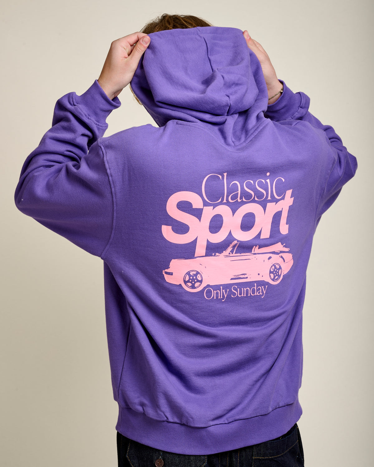 SWEAT CLASSIC SPORT - MAUVE