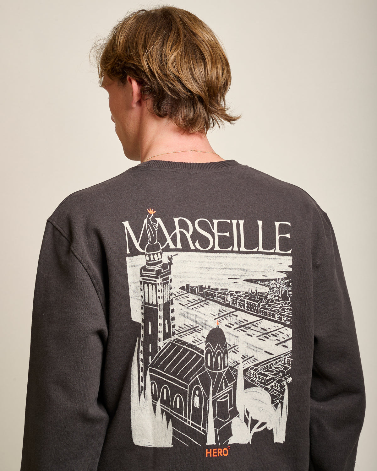 SWEAT MARSEILLE SW - ANTRACITE