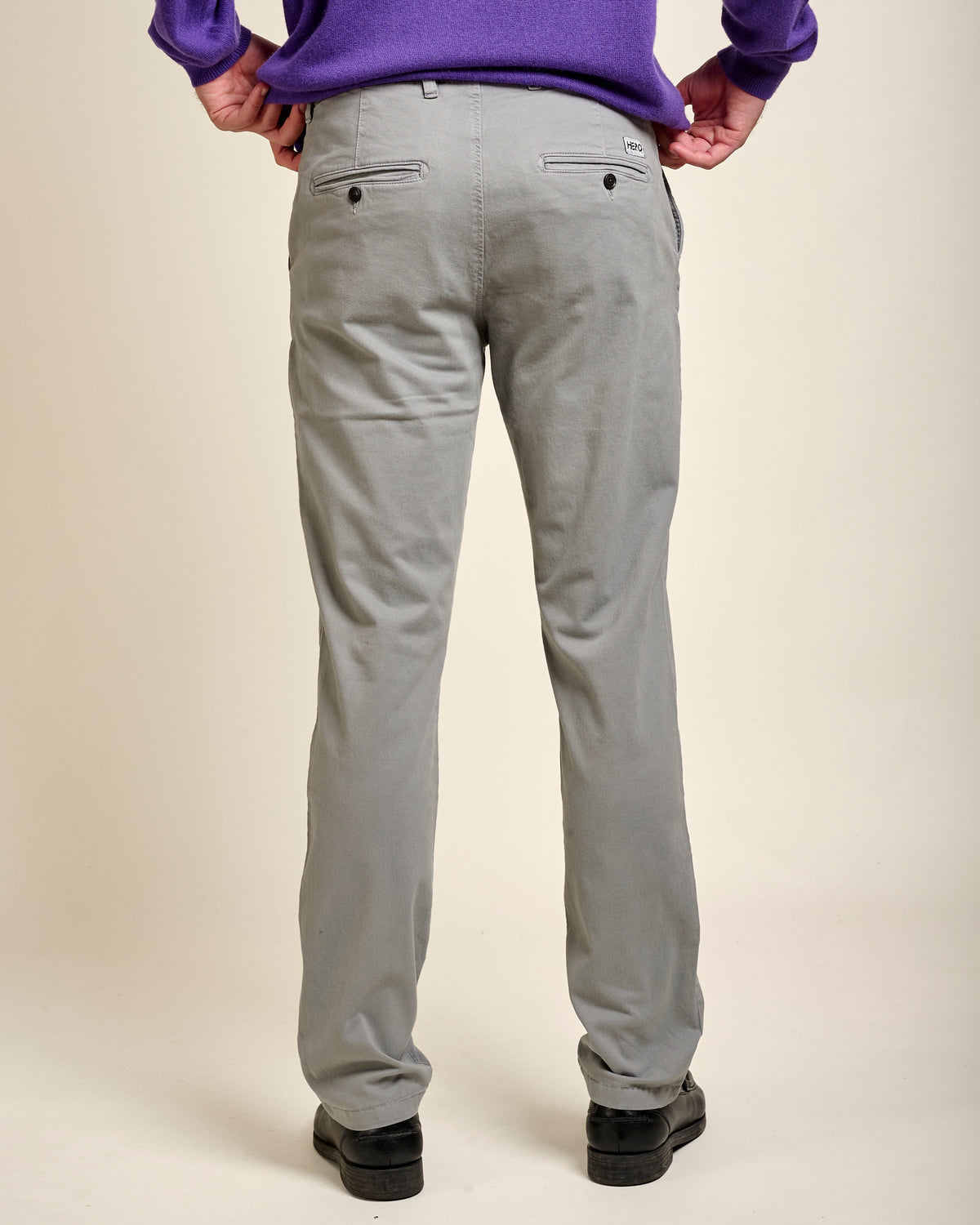 PANTALON CHINO BASIC - ACIER