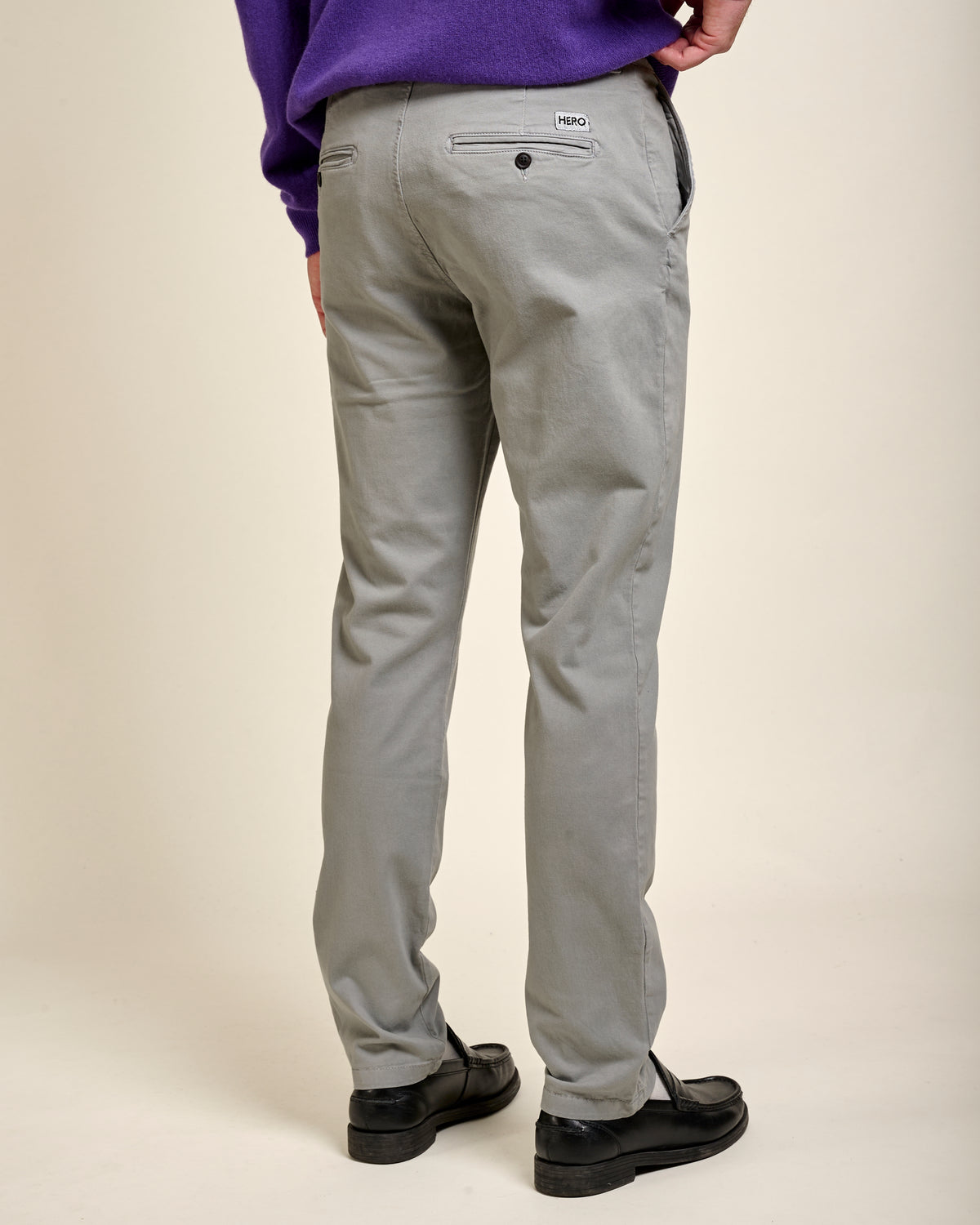 PANTALON CHINO BASIC - ACIER