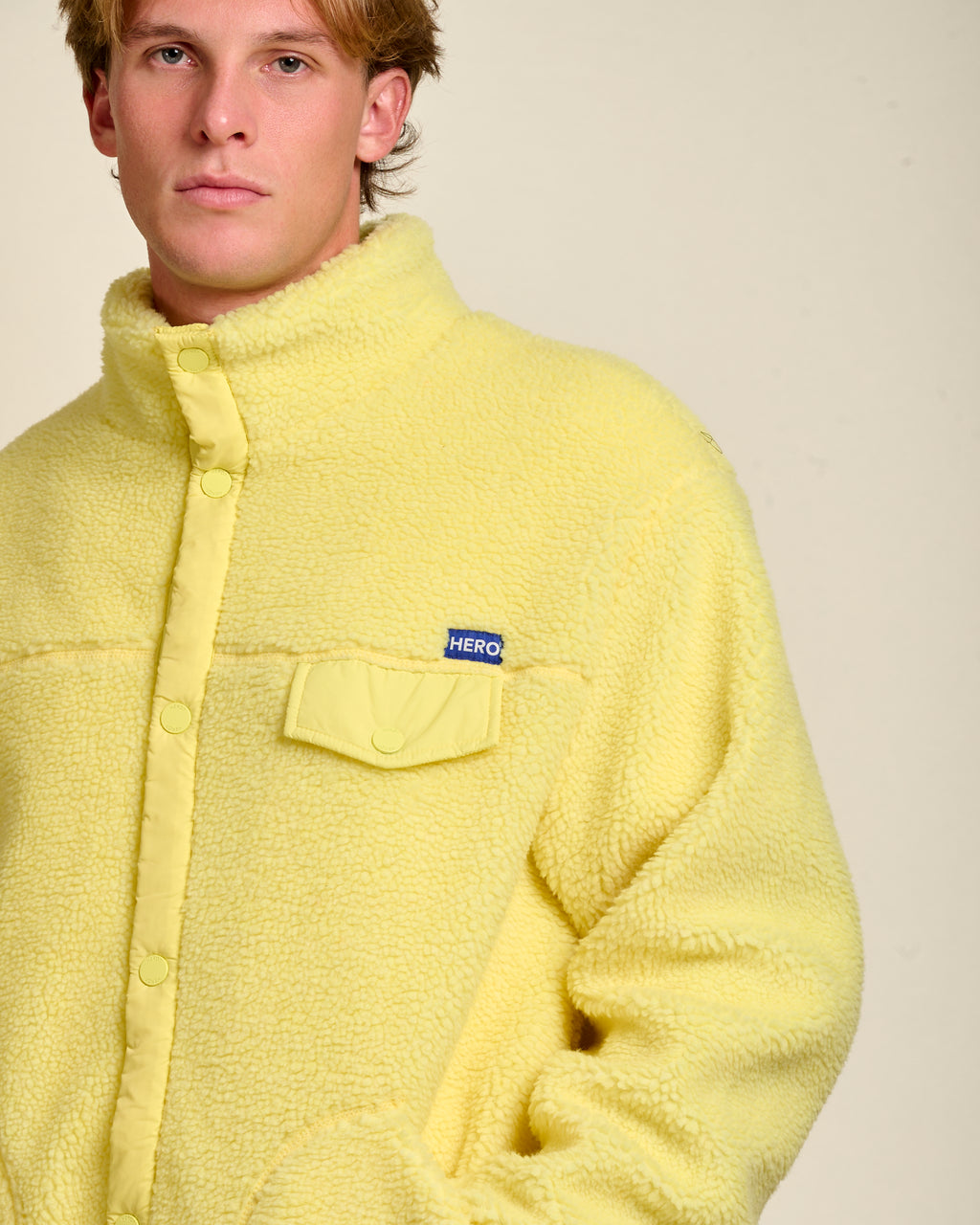 VESTE ALECK POLAIR - YELLOW