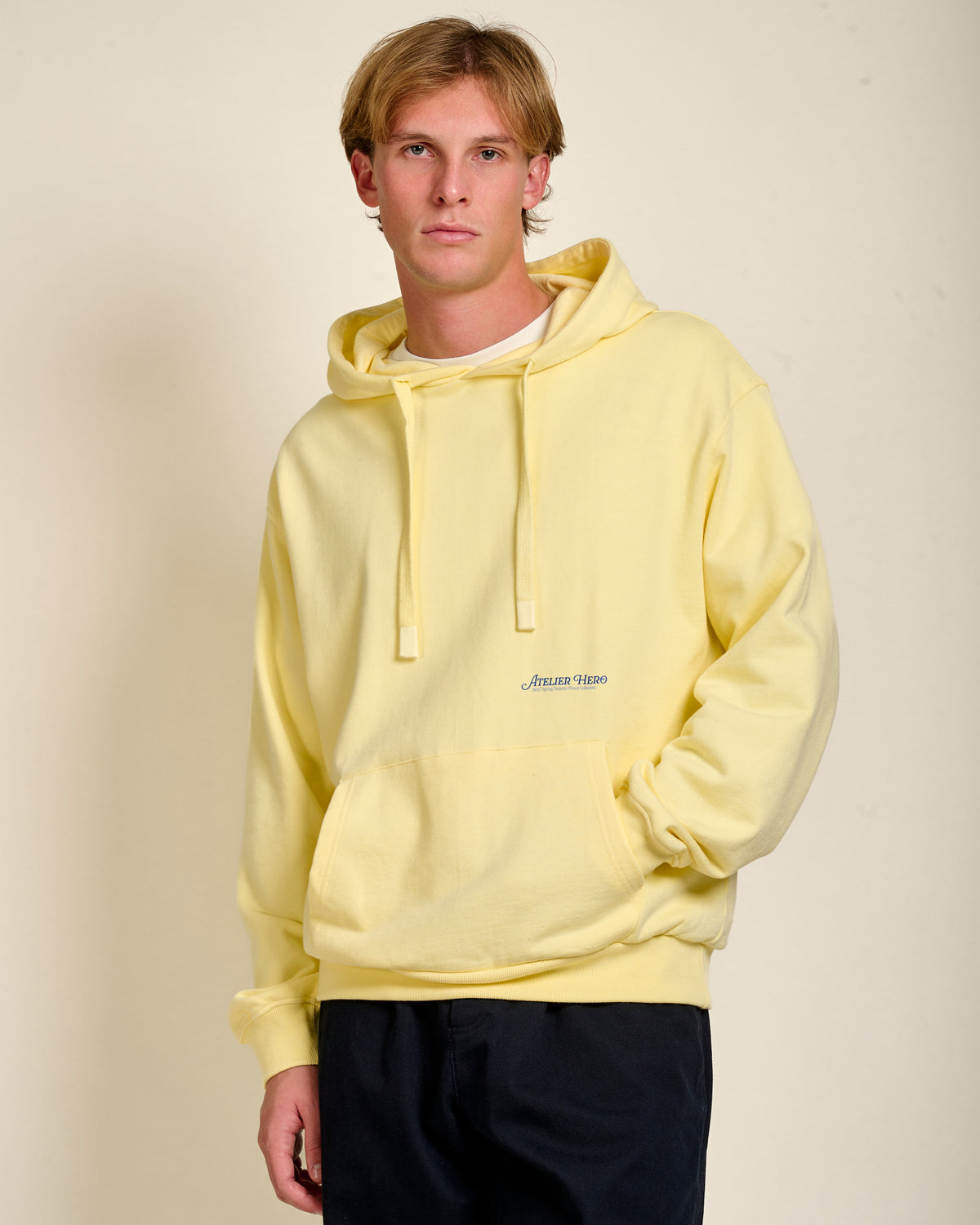 SWEAT À CAPUCHE TOURNESOL - YELLOW