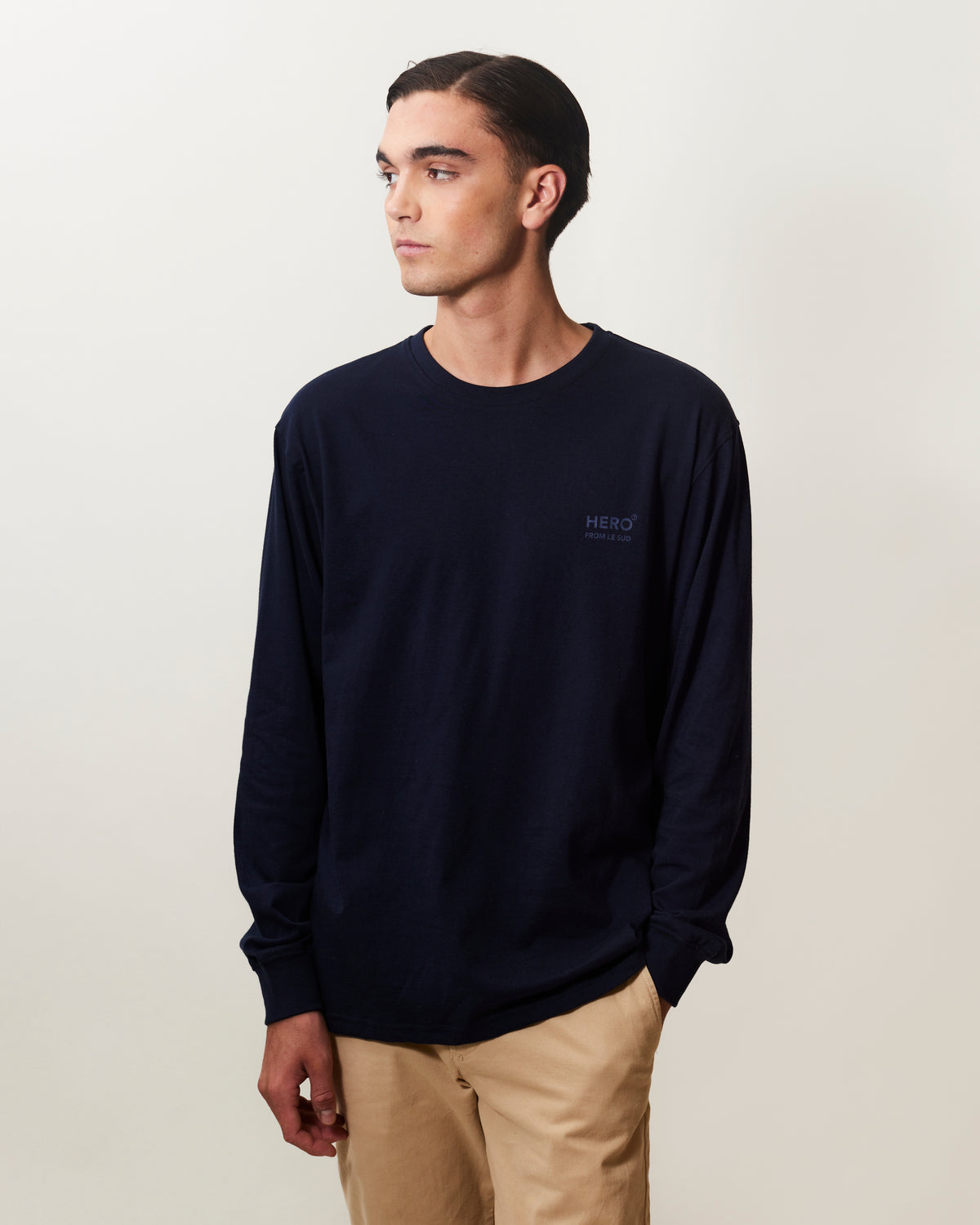 T-SHIRT BASIC ML - NAVY