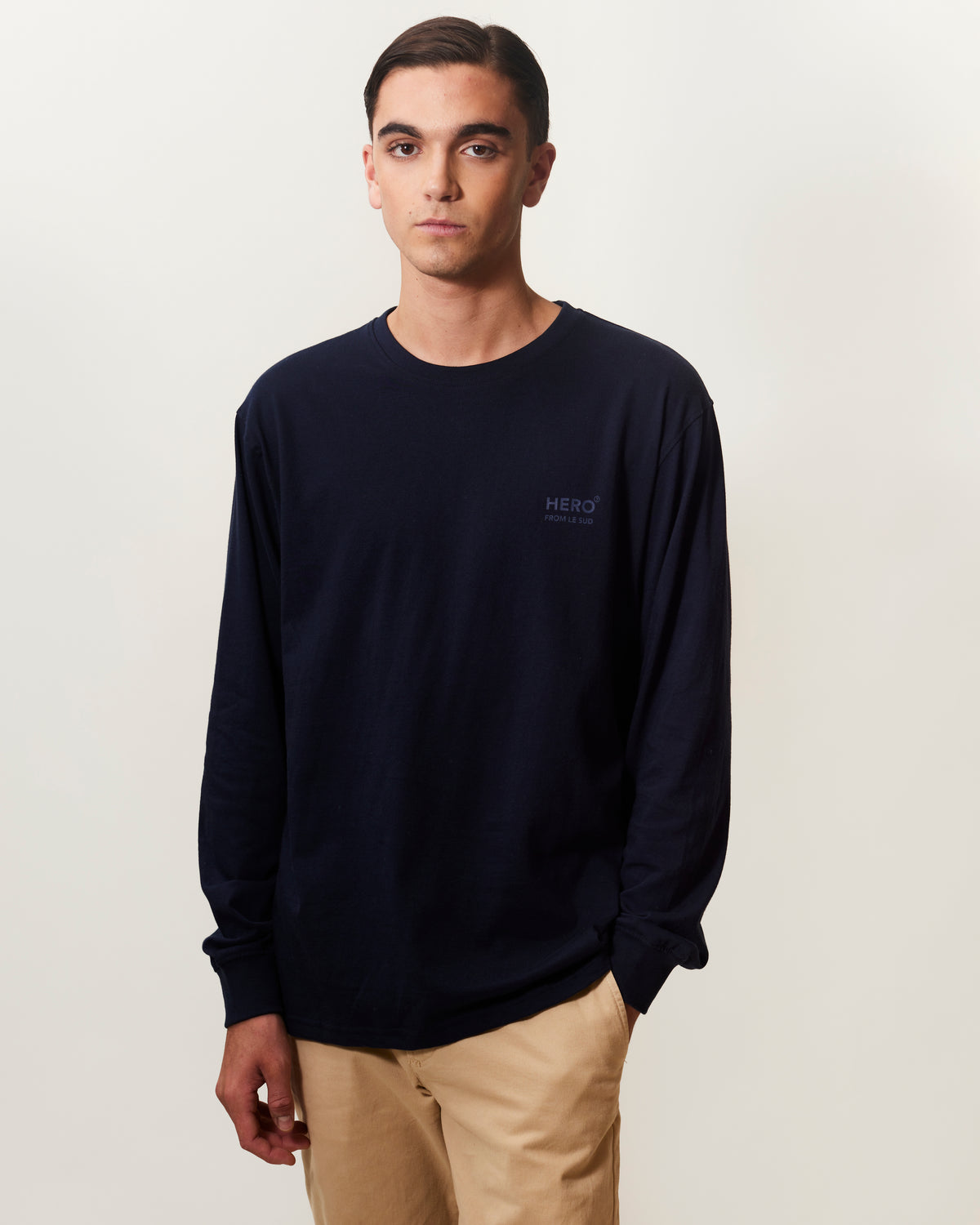 T-SHIRT BASIC ML - NAVY