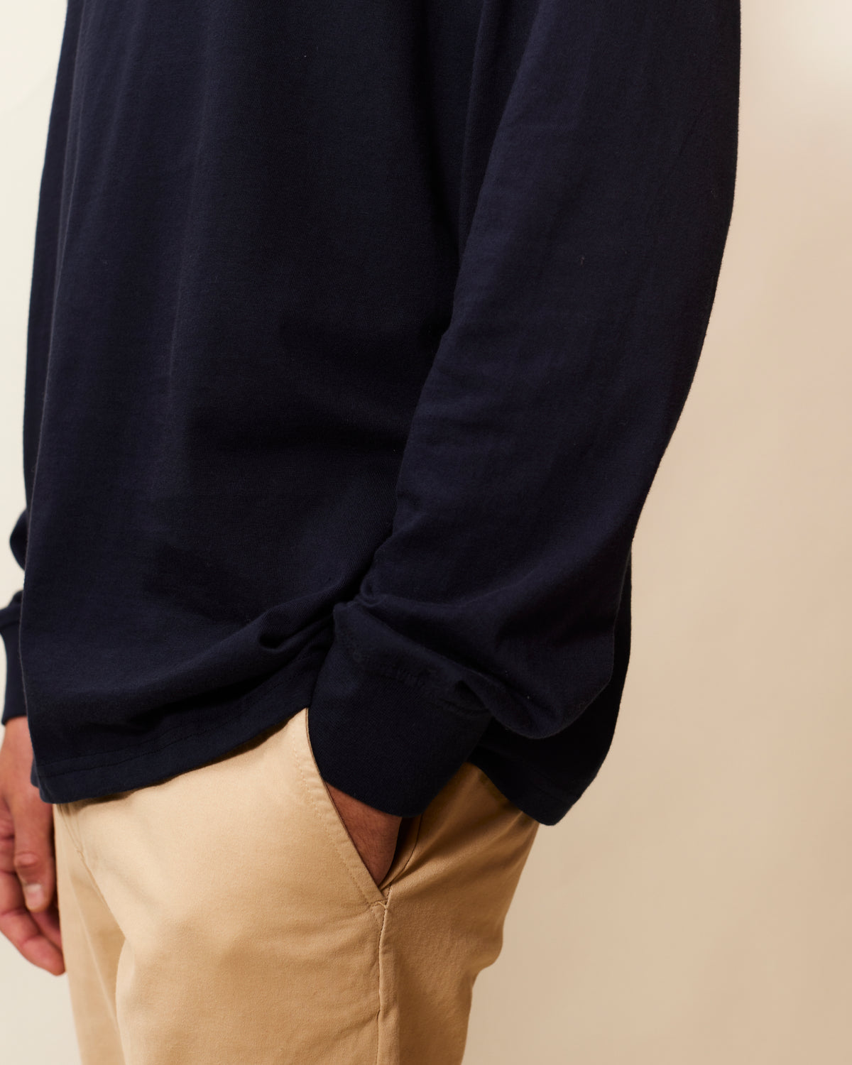 T-SHIRT BASIC ML - NAVY