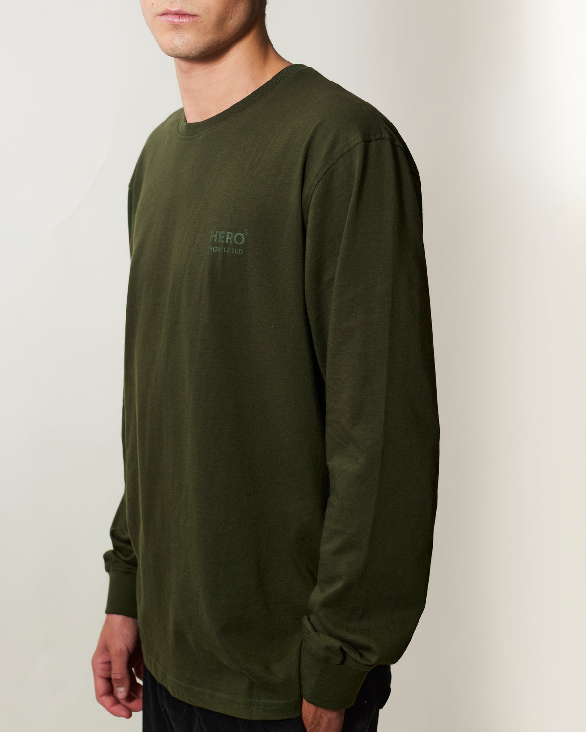 T-SHIRT BASIC ML - MILITARY