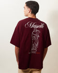 T-SHIRT DONNA TEE - BURGHUNDY