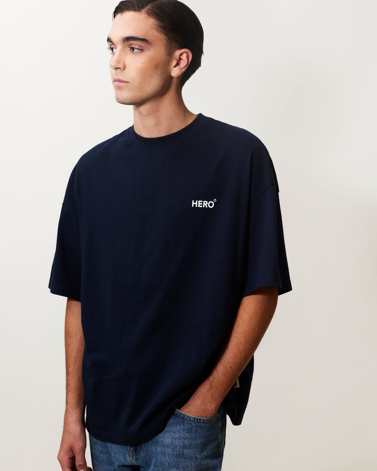 T-SHIRT CORNICHE TEE - NAVY
